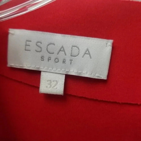 Escada Sport Darielle Bell Sleeve Tulip Rouge  Dress XS - Picture 7 of 13